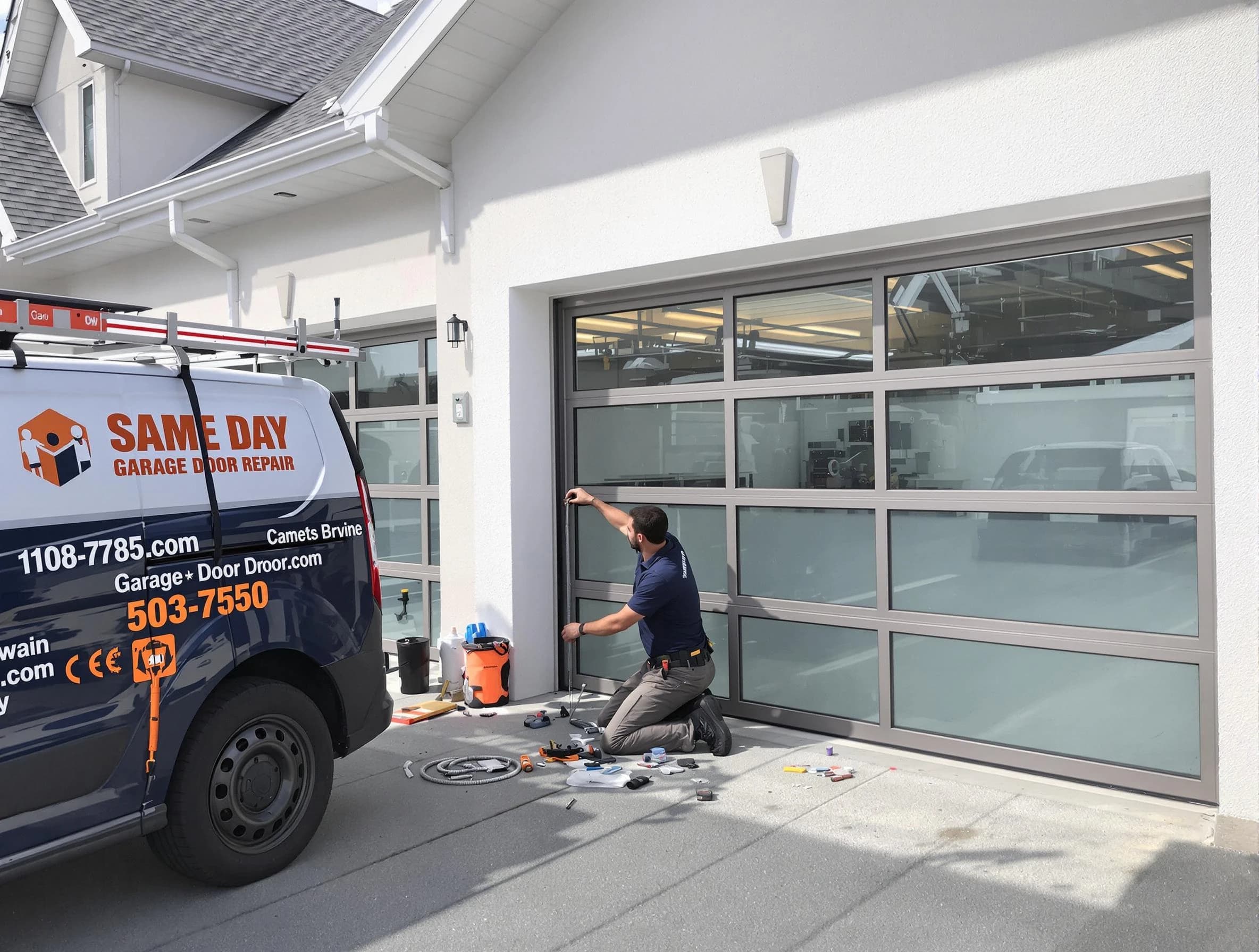 Same-day garage door repair service by Victor Garage Door Repair in Victor