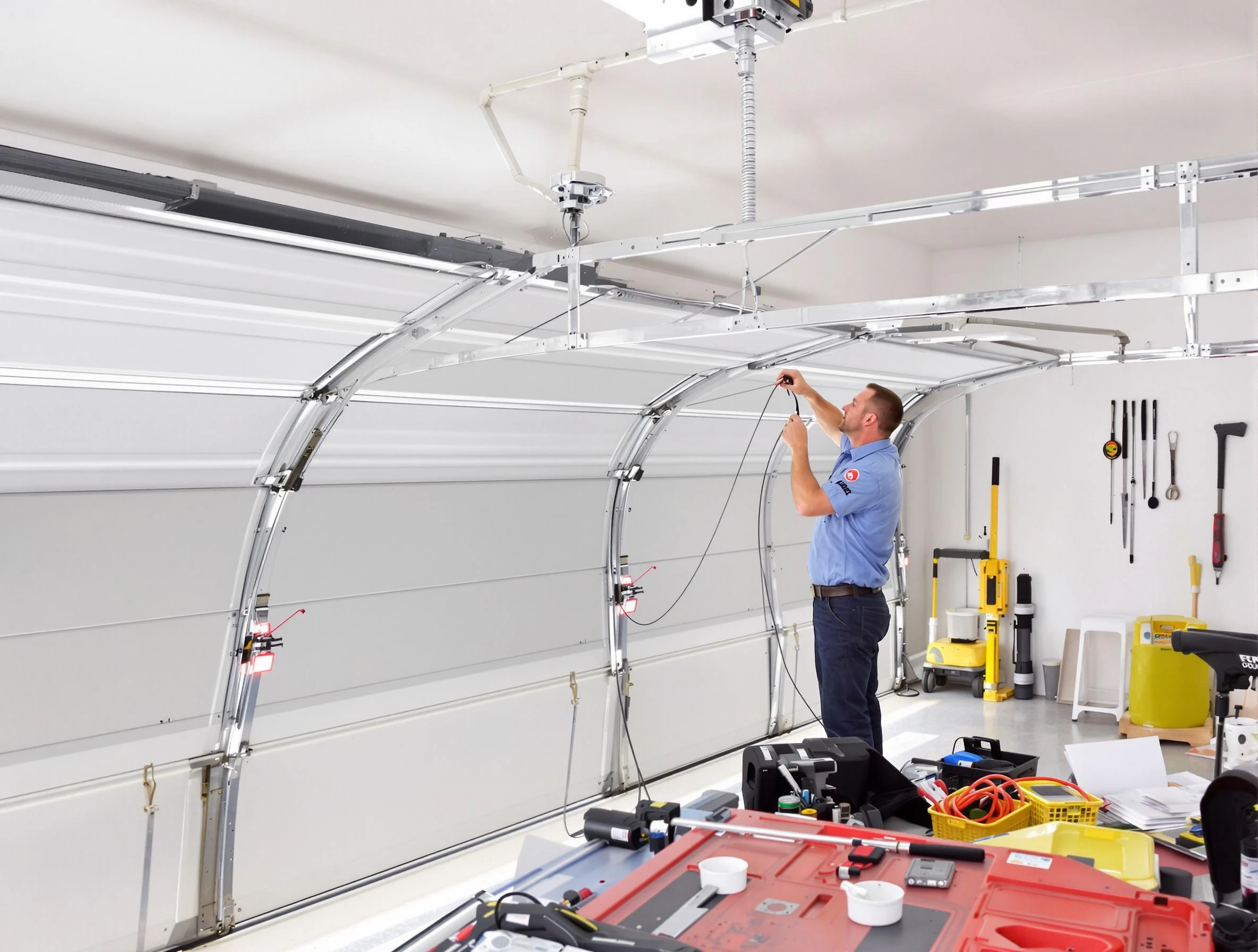 Garage door cable repair service by Victor Garage Door Repair in Victor
