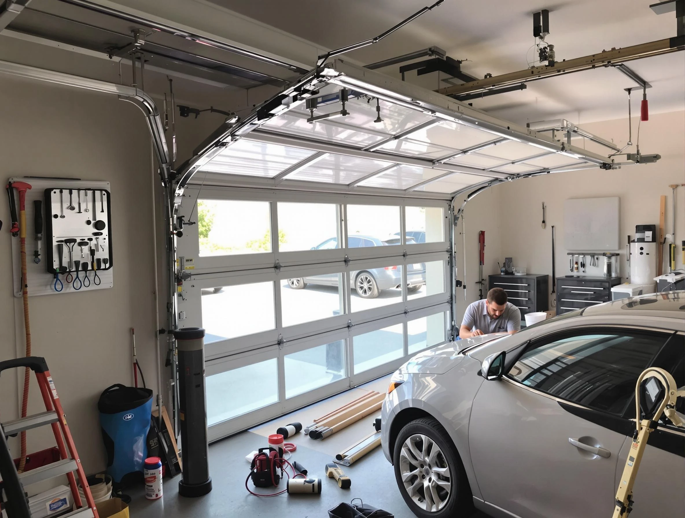 Garage door noise reduction service by Victor Garage Door Repair in Victor