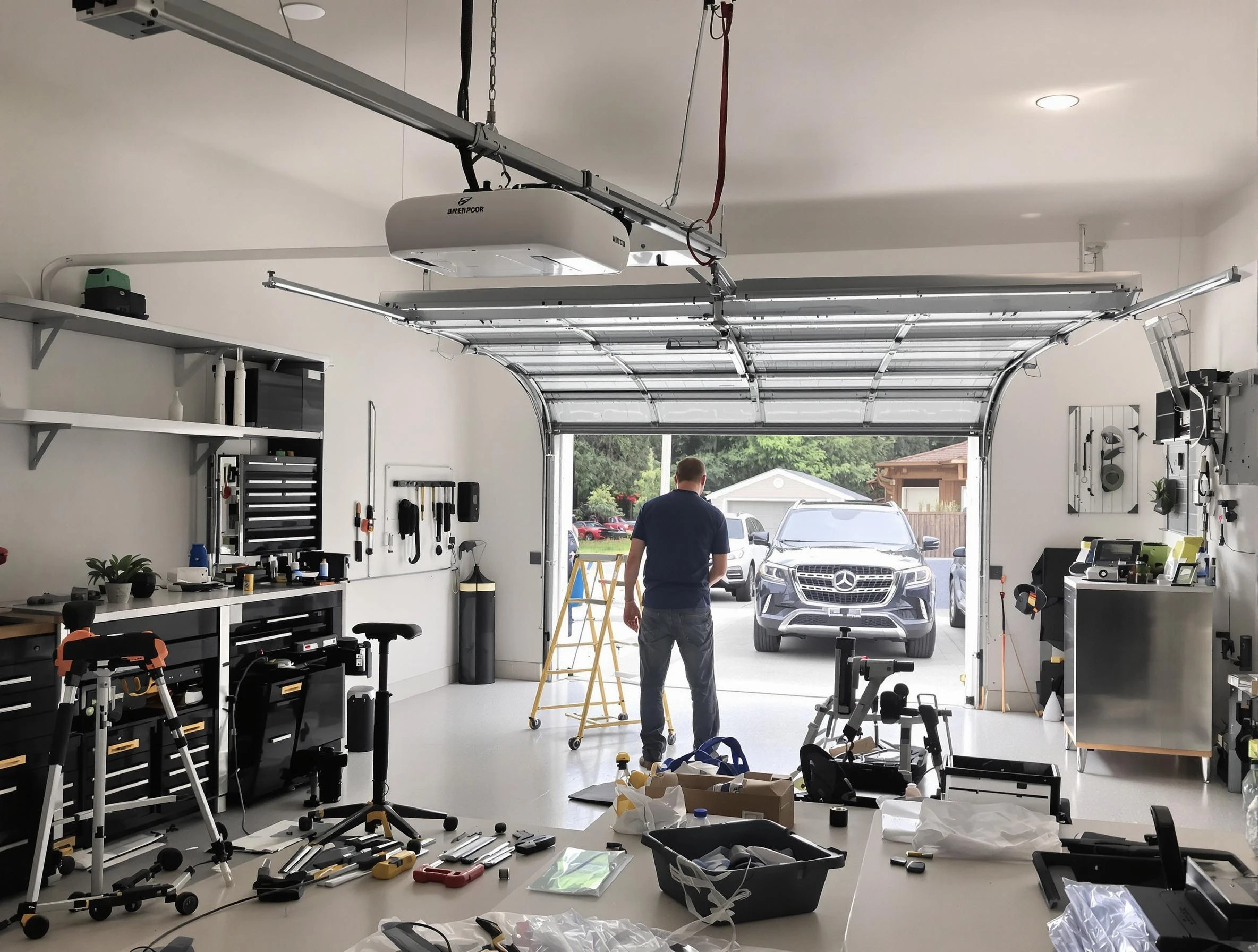 Garage door opener installation by Victor Garage Door Repair in Victor