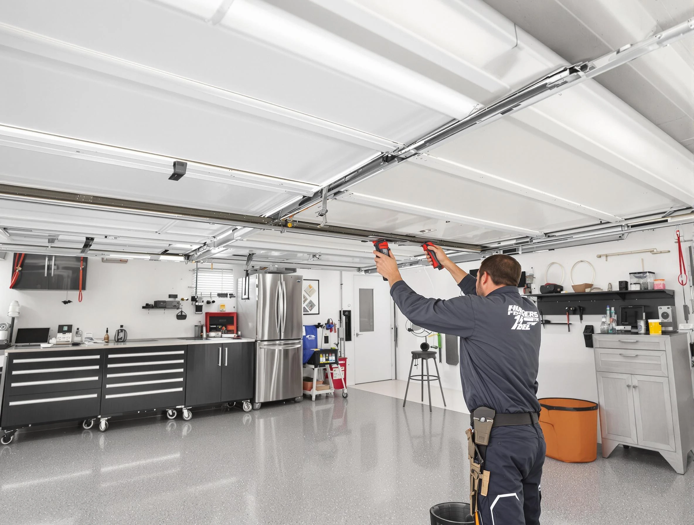 Overhead garage door repair service by Victor Garage Door Repair in Victor